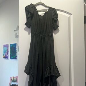 Joyfolie grey high low dress
